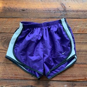 Purple nike shorts